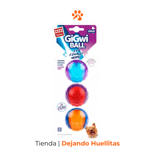 Ball 3 x FUN - 5cm - GiGwi